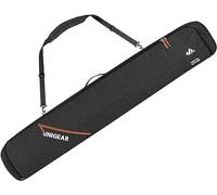 Unigear Borsa da sci, doppia imbottitura, per snowboard, per 1-2 paia di sci, 165/175 cm