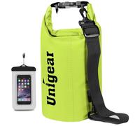 Unigear Borsa Impermeabile (2L/5L/10L/20L/30L/40L/55L) per Attività all'Aria Aperta e Sport Acquatici, Campeggio, Kayak, Pesca, con Custodia Impermeabile per Cellulare