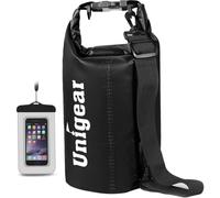 Unigear Borsa Impermeabile (2L/5L/10L/20L/30L/40L/55L) per Attività all'Aria Aperta e Sport Acquatici, Campeggio, Kayak, Pesca, con Custodia Impermeabile per Cellulare