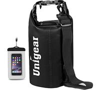 Unigear Borsa Impermeabile (2L/5L/10L/20L/30L/40L/55L) per Attività all'Aria Aperta e Sport Acquatici, Campeggio, Kayak, Pesca, con Custodia Impermeabile per Cellulare