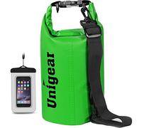 Unigear Borsa Impermeabile (2L/5L/10L/20L/30L/40L/55L) per Attività all'Aria Aperta e Sport Acquatici, Campeggio, Kayak, Pesca, con Custodia Impermeabile per Cellulare