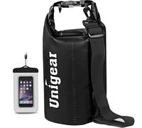 Unigear Borsa Impermeabile (2L/5L/10L/20L/30L/40L/55L) per Attività all'Aria Aperta e Sport Acquatici, Campeggio, Kayak, Pesca, con Custodia Impermeabile per Cellulare