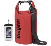 Unigear Borsa Impermeabile (2L/5L/10L/20L/30L/40L/55L) per Attività all'Aria Aperta e Sport Acquatici, Campeggio, Kayak, Pesca, con Custodia Impermeabile per Cellulare