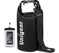 Unigear Borsa impermeabile impermeabile con custodia per telefono e tracolla lunga regolabile per barca, kayak, pesca, Rafting, nuoto, campeggio, snowboard 2L/5L/10L/20L/30L/40L