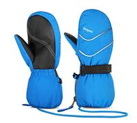 Unigear Guanti da Sci Bambini, Guanti da Snowboard Impermeabili Antivento Guanti per Sport Invernali per 2-8 Anni Ragazzi e Ragazze