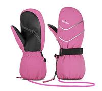 Unigear Guanti da sci per bambini, guanti impermeabili e antivento da neve, traspiranti, termici e caldi, guanti invernali per ragazzi e ragazze dai 2 agli 8 anni