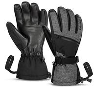 Unigear Guanti da sci, Guanti da Snowboard Touchscreen Resistenza All'acqua Guanti Caldi Termici Antiscivolo Invernali Antiscivolo per Sci, Snowboard, Ciclismo, Arrampicata