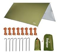 Unigear Telo antipioggia Tarp Rain Fly Telo per tenda impermeabile, riparo da trekking pieghevole, leggero, impermeabile per il campeggio e la protezione contro la pioggia, la neve e il sole