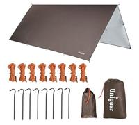 Unigear Telo antipioggia Tarp Rain Fly Telo per tenda impermeabile, riparo da trekking pieghevole, leggero, impermeabile per il campeggio e la protezione contro la pioggia, la neve e il sole