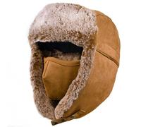Unigear Ushanka Cappello, Cappelli Bombardiere Caldo Cappello Invernale Antivento con Maschera Rimovibile per Ciclismo, Sci, Snowboard, Campeggio, Trekking (Marrone)