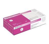 UNIGLOVES Magenta Pearl 8501 Guanti monouso, viola, guanti in nitrile, senza lattice e senza polvere, conformi alle norme alimentari, confezione da 100, taglia XS