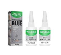 Uniglue, adesivo universale, super impermeabile, resistente, in plastica resistente, per resina ceramica, vetro metallico, colla universale, extra forte, per artigianato, fai da te, 30 g (2 pezzi)