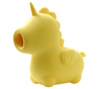 Unihorn Bean Blossom - stimolatore clitoride unicorno ricaricabile (giallo)