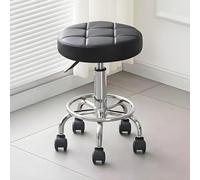 Unihuby Sgabello a rotelle regolabile in altezza 46 - 60 cm, con ruote a 360°
