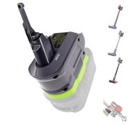 UNIKI Adattatore 2 in 1 per batteria al litio Ryobi da 18 V per Dyson V7 V8 Motorhead Pro, V7 V8 Trigger, V7 V8HEPA, V7 V8 Fluffy, V7 V8 Mattress, V7 V8 Absolute, V7 V8 per auto e barche