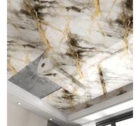 Unikicool Carta da Parati per soffitto,Piastrelle per soffitto in PVC Decorativo,Pannelli per Controsoffitto,Rivestimento per Soffitto per Seminterrato,Spessore 2.5 mm,per Cantina Cucina Bagno