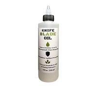 UniKitchen Olio per lame di coltello e olio per levigatura di alta qualità, 226,8 g - L'olio per alimenti formulato personalizzato protegge coltelli in acciaio al carbonio e pietra per affilare pronto