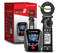 UNIKS - Kit RAPIDPROEDITION2 CL2 + RapidPRO - Pinza Amperometrica per Dispersione e Tester Professionale RCD, Terra e Prese, Multimetro TRMS AC/DCe