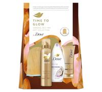 Unilever Set collezione Time to Glow per autoabbronzatura graduale con applicatore abbronzatura per lei, 3 pezzi