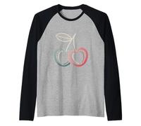 Un'illustrazione di Ciliegie Maglia con Maniche Raglan