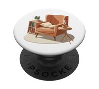 Un'illustrazione di piccolo angolo lettura PopSockets PopGrip Adesivo