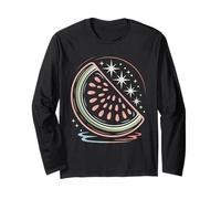 Un'illustrazione di una fetta di anguria Maglia a Manica