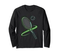 Un'illustrazione di una racchetta da tennis Maglia a Manica