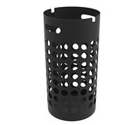 Unilux 400109020 - Portaombrelli Slim in metallo e plastica, con vassoio raccogli acqua e ganci, 26 x 50 cm, colore: Nero