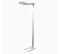 Unilux - 400191230 - VERSUS, Lampada da terra, Illuminazione Diretta e Indiretta, 3 Livelli di Intensità Luminosa, Protezione Occhi, Controllo Tocco, Stabilità, Design Moderno, Bianco