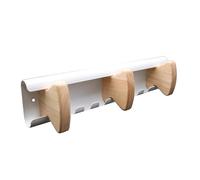 Unilux Aurora - Appendiabiti da parete con 3 ganci in legno