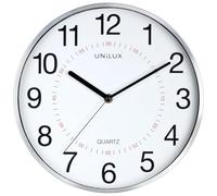 Unilux 400094280 Orologio da parete moderno ARIA Grigio Metallizzato diametro 28