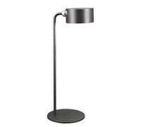 Unilux Sunset - Lampada a LED da parete e da tavolo, con testa magnetica rimovibile, dimmerabile, batteria ricaricabile da 1800 mAh, colore: Nero