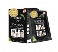 UniM Dexe Black Hair Shampoo Colorante con Ingredienti Naturali Nero Confezione da 10 Unità, 10 x 25 ml