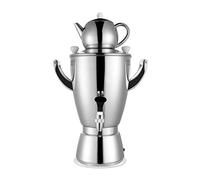 UNIMAT Samowar 1005003 - Bollitore per tè ad acqua calda, 1800, in acciaio inox, 6 litri