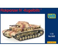 Unimodels UM562 1:72 Flakpanzer IV Kugelblitz Panzer Kit - Nuovo