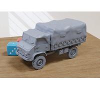 Unimog GS - 3D Stampato - 28mm Scale - Miniatura Wargaming Veicolo - Ripiano