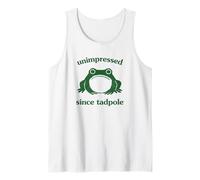 Unimpressed Since Tadpole Funny Frog Silly Graphic Canotta