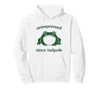 Unimpressed Since Tadpole Funny Frog Silly Graphic Felpa con Cappuccio