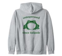 Unimpressed Since Tadpole Funny Frog Silly Graphic Felpa con Cappuccio