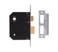 UNION - 2294 Serratura da bagno Mortice in ottone lucido da 76mm