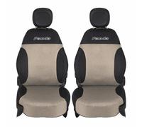 UNION Coprisedili anteriori realizzati su misura specifici per FIAT PANDA dal 2012. MODELLO ORIGINALE. Perfettamente aderente resistente lavabile. Made in Italy (Beige/Antracite)