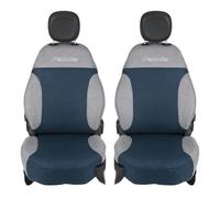 UNION Coprisedili anteriori realizzati su misura specifici per FIAT PANDA. Perfettamente aderente resistente lavabile. Made in Italy (Avio/Grigio)