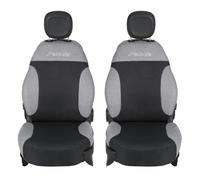 UNION Coprisedili anteriori realizzati su misura specifici per FIAT PANDA. Perfettamente aderente resistente lavabile. Made in Italy (Antracite/Grigio)