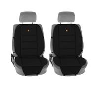 UNION Coprisedili Anteriori Universali - Ideali Per L'estate Antisudore. Misto Lino, Alta Qualità, 100% Made In Italy, Fatti per Durare Nel Tempo. (Nero)