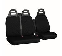 UNION Coprisedili su misura realizzati per FORD TRANSIT CUSTOM 3 POSTI (1+1 DOPPIO). Perfettamente aderente, resistente, lavabile. Made in Italy. (FR48A)