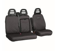 UNION Coprisedili su misura realizzati per FORD TRANSIT CUSTOM 3 POSTI (1+1 DOPPIO). Perfettamente aderente, resistente, lavabile. Made in Italy. (FR48A)