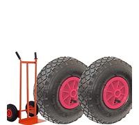 Union Ruota, Ruote 3.00-4 Complete X CARRELLINO Unisex Adulto, Nero, Unica