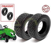 Union EGA06TXU 2 Pneumatici + 2 CAMERE d'Aria 13 X 5.00-6 Rinforzato per TRATTORINO Tosaerba GOMME COPERTONI Giardinaggio Garden