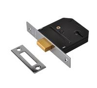 Union Es-Dl Essentials 3 Lever Mortice Deadlock Ottone Lucido 79Mm 3In Visi Un