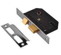 UNION - ES-SL Essentials 3 Lever Mortice Sashlock Chrome 65mm 2.5in Visi